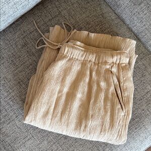 Abercrombie & Fitch Tan Flare Pants